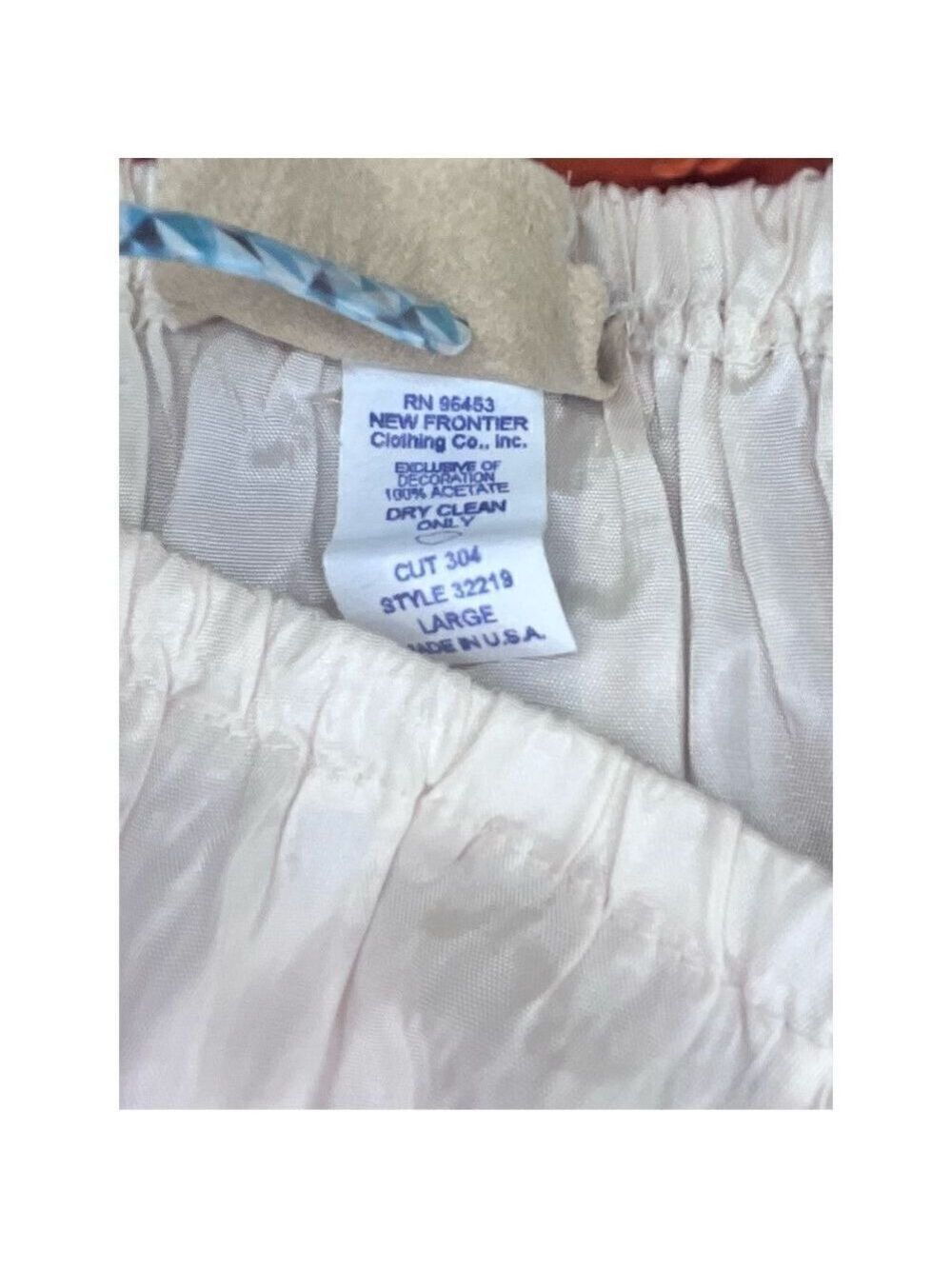 New Frontier Slip. Shiny heavy silky feel. USA. Sz. Large - Picture 13 of 16